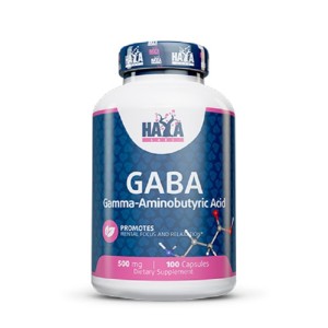 GABA 500 мг 100 капсули | Haya Labs
