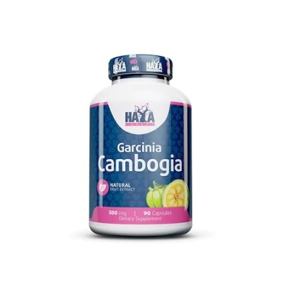 Garcinia Cambogia 500 мг 90 капсули | Haya Labs Добро средство за понижаване на апетита и чувството на глад Предпазва от натрупване на излишни килограми Оказва положително влияние върху храносмилателния тракт Garcinia Cambogia 500 мг 90 капсули | Haya Lab