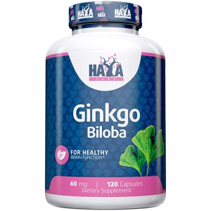 Ginkgo Biloba 60 мг 120 капсули | Haya Labs