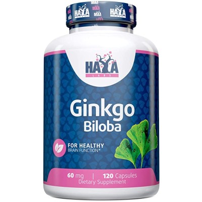 Ginkgo Biloba 60 мг 120 капсули | Haya Labs Мощен антиоксидант Стимулира доброто здраве и имунна система Подобрява фокуса и концентрацията Грижи се за очното здраве Гинко Билоба на капсули е на топ цена Ginkgo Biloba 60 мг 120 капсули | Haya Labs Мощен ан