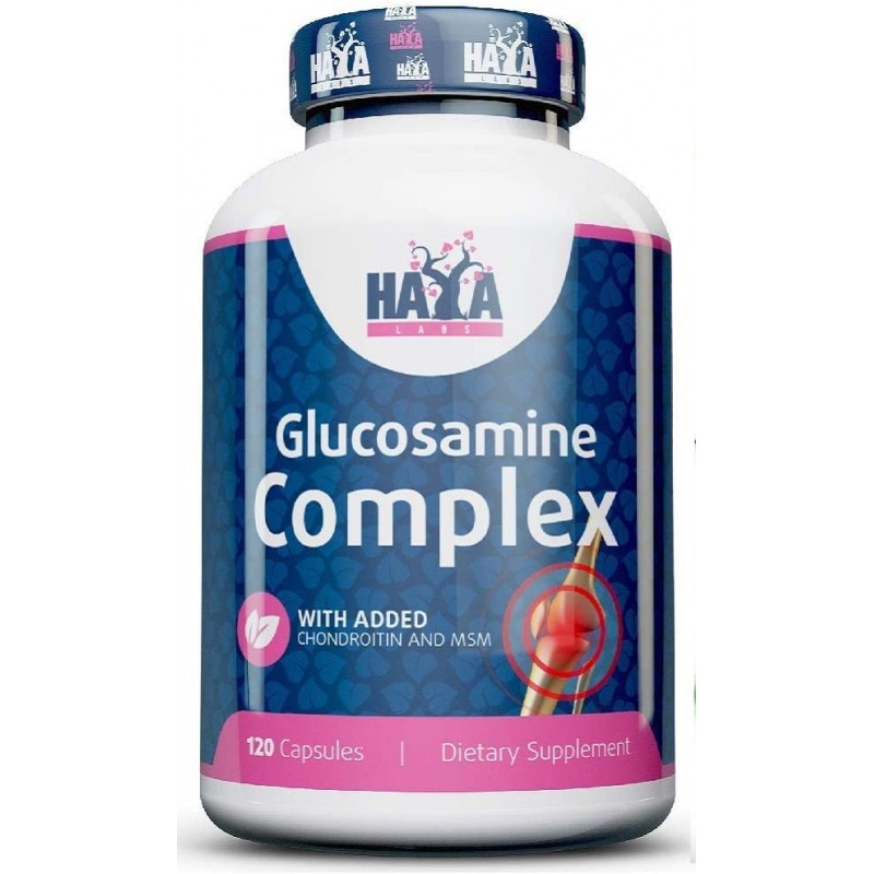 Glucosamine Complex With Chondroitin & MSM 120 капсули | Haya Labs