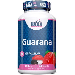 Guarana 900 мг 60 таблетки | Haya Labs Guarana 900 мг 60 таблетки | Haya Labs