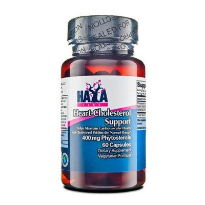 Heart Cholesterol Support / Phytosterols 400 мг 60 капсули | Haya Labs Понижава кръвното налягане Предотвратява образуването на тромби Подобрява кръвообръщението Понижава нивото на холестерол в кръвта В Heart Cholesterol Support / Phytosterols 400 мг 60 к