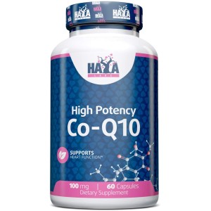 High Potency Co-Q10 100 мг 60 капсули | Haya Labs