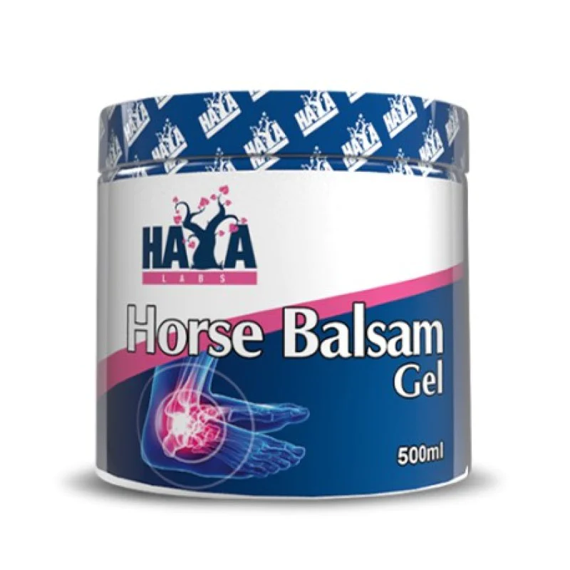 Horse Balsam Gel 500 мл | Haya Labs Облекчава болката при мускулни наранявания Енергизира уморените крайници със специалната си формула с двойно действие Охлажда и заздравява Подобрява циркулацията на кръв Horse Balsam Gel 500 мл | Haya Labs Облекчава бол