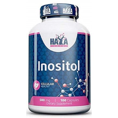 Inositol 500 мг 100 капсули | Haya Labs Насърчава здравето на нервната система Подпомага психическото и емоционалното здраве Подобрява физиката Подобрява настроението и познанието Чист инозитол без изли Inositol 500 мг 100 капсули | Haya Labs Насърчава зд