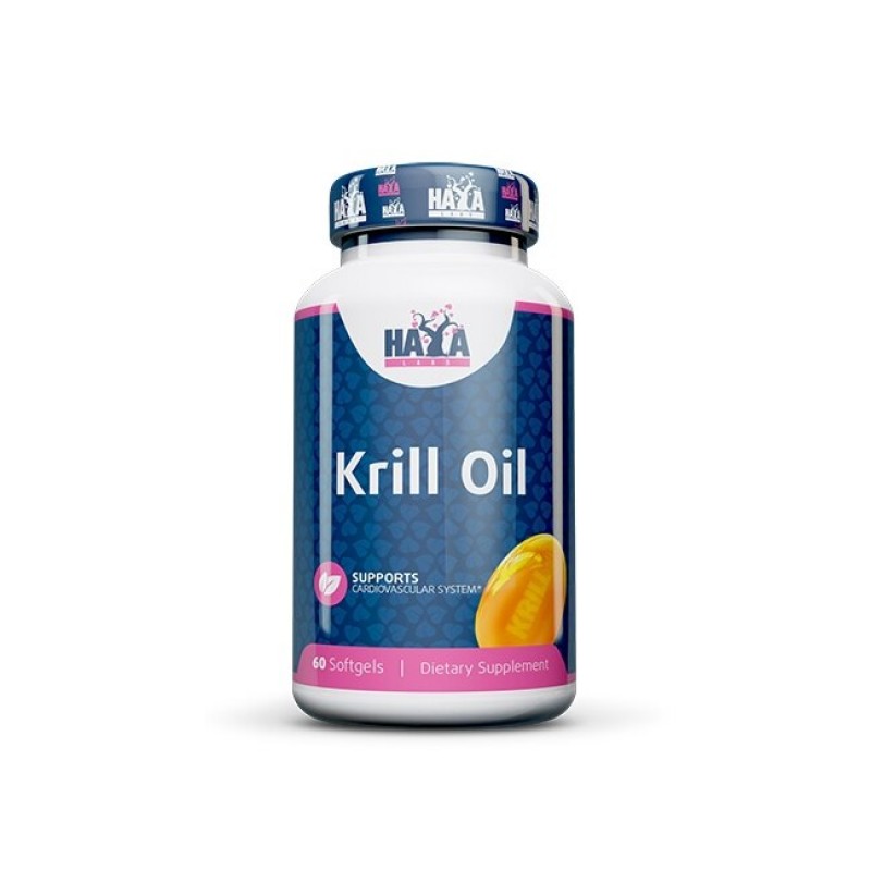 Krill Oil 500 мг 60 гел-капсули | Haya Labs