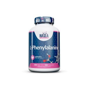 L-Phenylalanine 500 мг 100 капсули | Haya Labs L-Phenylalanine 500 мг 100 капсули | Haya Labs