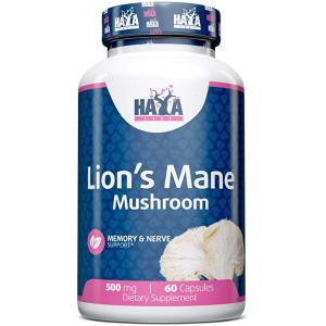 Lion's Mane Mushroom 500 мг 60 капсули | Haya Labs