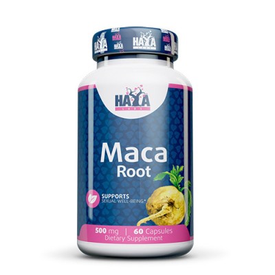 Maca Root 500 мг 60 капсули | Haya Labs Повишава либидото и сексуалното желание Подобрява издръжливостта и физическото представяне Стимулира мускулния растеж Корен от Мака 500 мг капсули е на топ цена от&n Maca Root 500 мг 60 капсули | Haya Labs Повиш