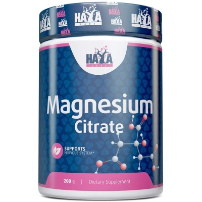 Magnesium Citrate на прах 200 гр | Haya Labs  За здравината на костната система Предпазва от развитие на рак Подкрепя силите и здравето на организма Магнезиев Цитрат на прах е на топ цена от Haya Magnesium Citrate на прах 200 гр | Haya Labs  За здравината