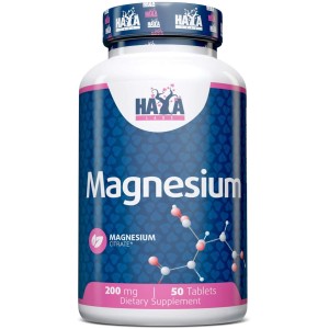 Magnesium Citrate 200 мг 50 таблетки | Haya Labs Magnesium Citrate 200 мг 50 таблетки | Haya Labs