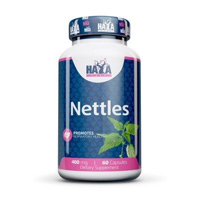 Nettles 400 мг 60 капсули | Haya Labs Спомага за изхвърляне на камъните от бъбреците Богат на желязо и други полезни минерали и витамини Подпомага състояния на алергии Коприва 400 мг 60 на капсули е на топ Nettles 400 мг 60 капсули | Haya Labs Спомага за 