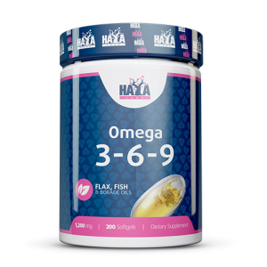 Omega 3-6-9 1200 мг 200 гел-капсули | Haya Labs