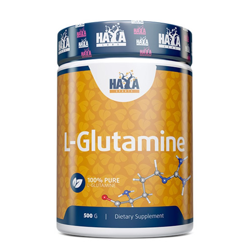 100% Pure L-Glutamine Powder 500 гр | Haya Labs Подпомага изграждането на чиста мускулна маса Намалява риска от инфекция при хора, които спортуват активно Ускорява възстановяването на мускулите след 100% Pure L-Glutamine Powder 500 гр | Haya Labs Подпомаг