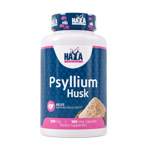 Psyllium Husk 500 мг 100 капсули | Haya Labs