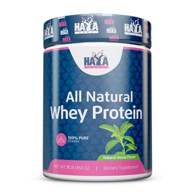 Pure All Natural Whey Protein Stevia Суроватъчен протеин 454 гр | Haya Labs Pure All Natural Whey Protein Stevia Суроватъчен протеин 454 гр | Haya Labs