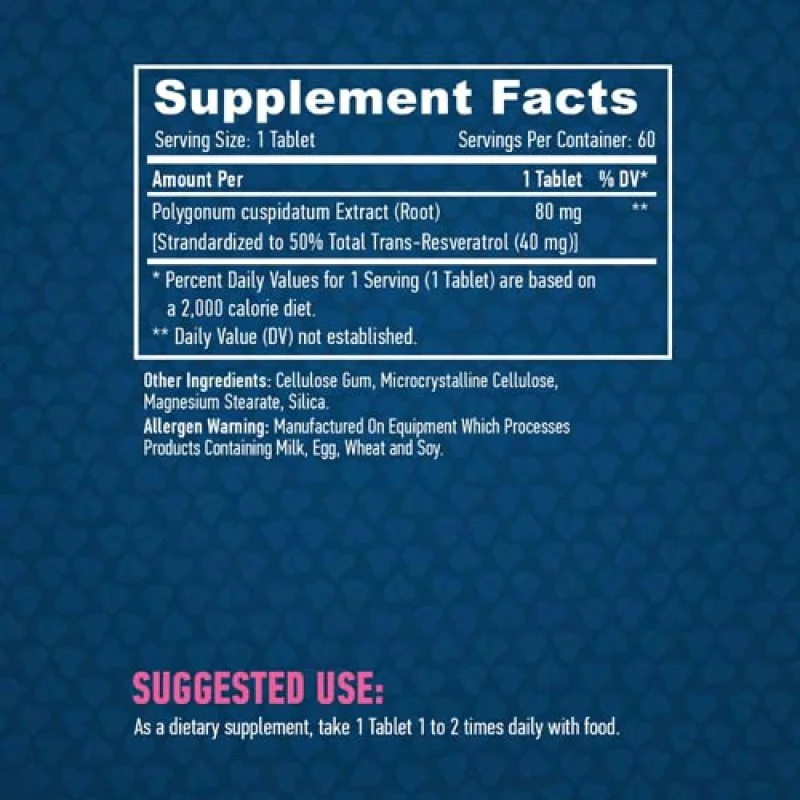 Resveratrol 40 мг 60 таблетки | Haya Labs Resveratrol 40 мг 60 таблетки | Haya LabsЕстествен антиоксидант
Подкрепя имунната система на организма
Регулира баланса на холестерола
Поддържа кръвоносната система
Регулира метаболитните параметри
Resveratrol 40 мг 60 таблетки | Haya Labs Естествен антиоксидант Подкрепя имунната система на организма Регулира баланса на холестерола Поддържа кръвоносната система Регулира метаболитните параметри Resveratrol 40 мг 60 таблетки | Haya Labs Естествен анти