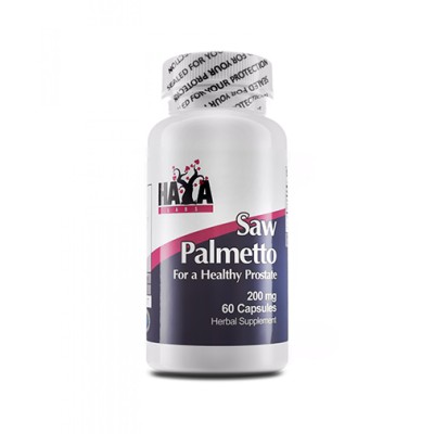 Saw Palmetto 200 мг 60 капсули | Haya Labs Повишава либидото За здравето на простата Балансира нивата на хормоните в организма Saw Palmetto (Сао Палмето) за Простата на капсули е на топ цена от H Saw Palmetto 200 мг 60 капсули | Haya Labs Повишава либидот