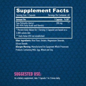 Saw Palmetto 200 мг 60 капсули | Haya Labs