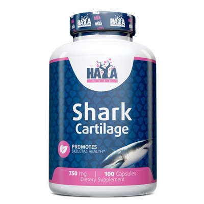 Shark Cartilage 750 мг 100 капсули | Haya Labs Повишава имунитета Подпомага производството на бели кръвни клетки Осигурява здравето на скелетната структура Помага за борба с инфекциите Може да помогне п Shark Cartilage 750 мг 100 капсули | Haya Labs Повиш