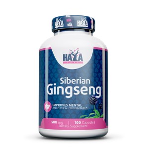Siberian Ginseng 500 мг 100 капсули | Haya Labs