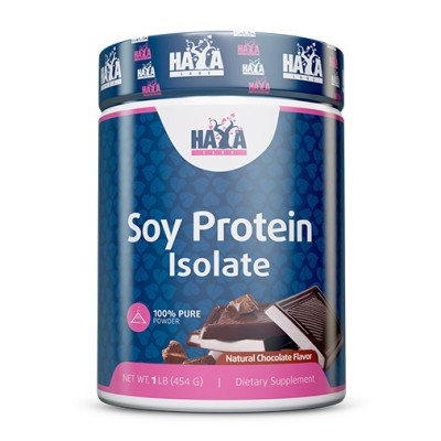 100% Soy Protein Isolate 454 g I Haya Labs Предпазва от сърдечна исхемия Растителен „кладенец” на протеини За бегетарианци и хора с непоносимост към белтъчините от животни Без да вреди на качес 100% Soy Protein Isolate 454 g I Haya Labs Предпазва от сърде