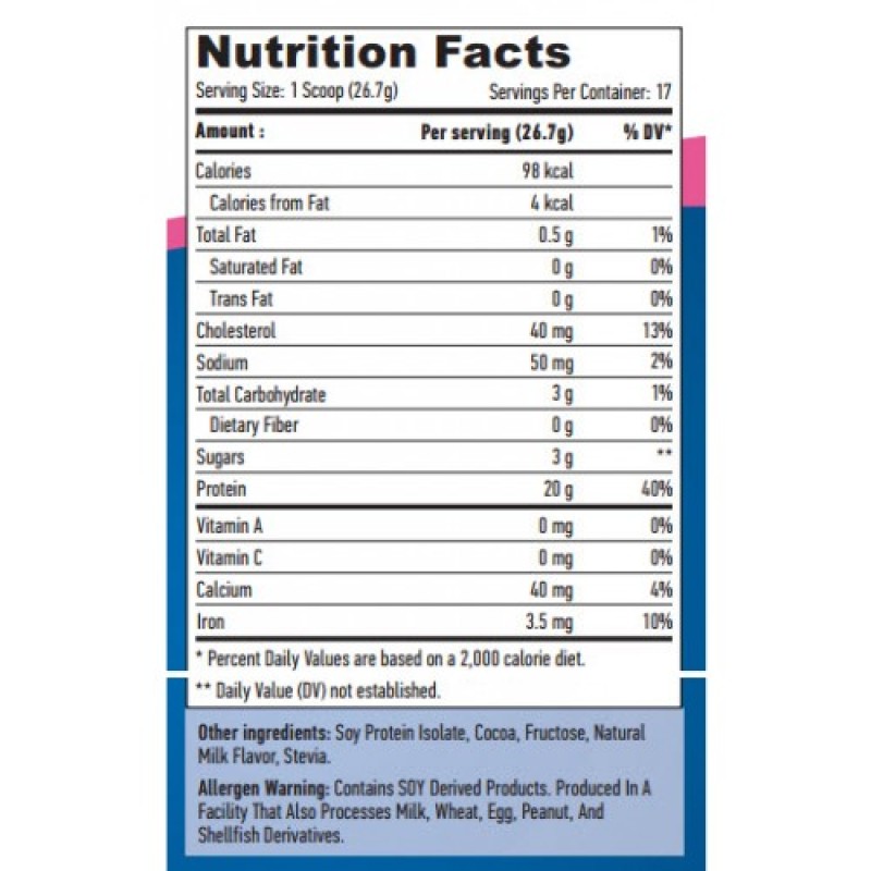 100% Soy Protein Isolate 454 гр Haya Labs 100% Soy Protein Isolate 454 g I Haya LabsПредпазва от сърдечна исхемия
Растителен „кладенец” на протеини
За бегетарианци и хора с непоносимост към белтъчините от животни
Без да вреди на качеството на 100% Soy Protein Isolate 454 g I Haya Labs Предпазва от сърдечна исхемия Растителен „кладенец” на протеини За бегетарианци и хора с непоносимост към белтъчините от животни Без да вреди на качес 100% Soy Protein Isolate 454 g I Haya Labs Предпазва от сърде