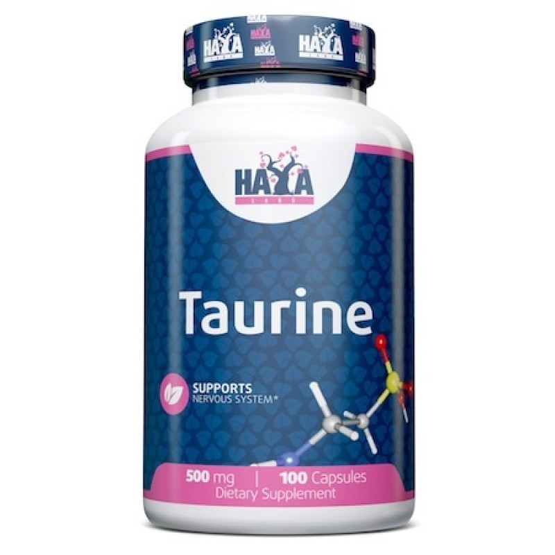 Taurine 500 мг 100 капсули | Haya Labs