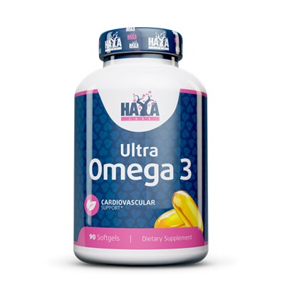 Ultra Omega 3 90/180 гел-капсули | Haya Labs Поддържа сърдечно-съдовата система Намалява високото кръвно налягане Стимулира имунната система Поддържа нервната система Намалява холестерола Укрепва кос Ultra Omega 3 90/180 гел-капсули | Haya Labs Поддържа с