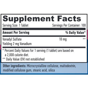 Vanadyl Sulfate 10 мг 100 таблетки | Haya Labs