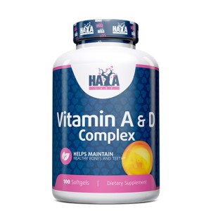 Vitamin A & D Complex 100 гел-капсули | Haya Labs