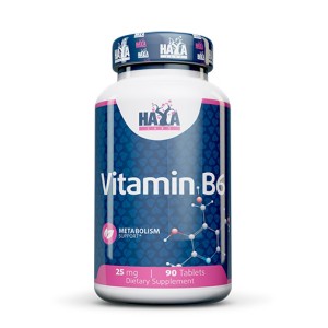 Vitamin B6 25 мг 90 таблетки | Haya Labs