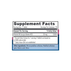 Vitamin B6 25 мг 90 таблетки | Haya Labs