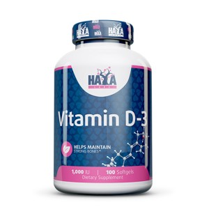 Vitamin D3 1000 IU 100 гел-капсули | Haya Labs
