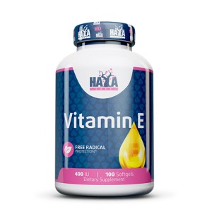 Vitamin E 400 IU 100 гел-капсули | Haya Labs