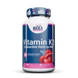 Vitamin K2-MK7 100 мкг 60 капсули | Haya Labs