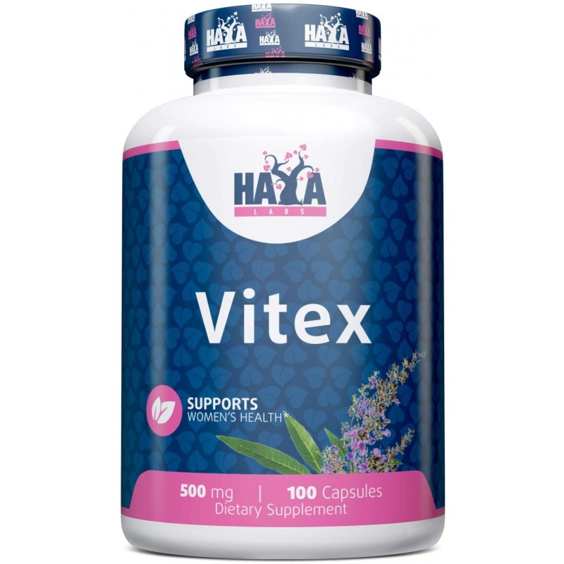 Vitex Fruit Extract 500 мг 100 капсули | Haya Labs