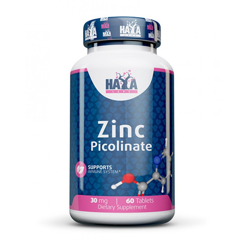 Zinc Picolinate 30 мг 60 таблетки | Haya Labs