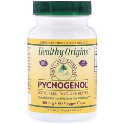 Pycnogenol 100 мг 60 веге капсули | Healthy Origins Pycnogenol 100 мг 60 веге капсули | Healthy OriginsКлинично проучен екстракт от френски морски бор
Супер антиоксидант от природата
Противодейства на оксидативния стрес
Поддържа здравето на к Pycnogenol 100 мг 60 веге капсули | Healthy Origins Клинично проучен екстракт от френски морски бор Супер антиоксидант от природата Противодейства на оксидативния стрес Поддържа здравето на кожата Подоб Pycnogenol 100 мг 60 веге капсули | Healthy Origins