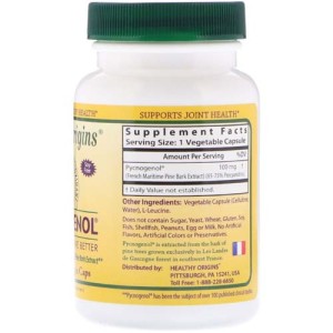 Pycnogenol 100 мг 60 веге капсули | Healthy Origins