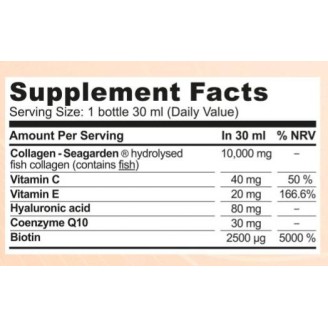 Collagen Beauty Shot | with Seagarden Fish Collagen - Праскова 30 мл
