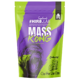 Mass KONG Low-Sugar & Fat High-Protein Gainer - Белгийски Шоколад 1000 гр | Hero.Lab