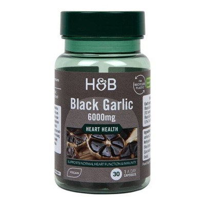 Black Garlic 30 капсули | Holland & Barrett  Стимулира имунната система Мощен антиоксидант Грижи се за сърдечното здраве Черен Чесън 6000 мг на капсули е на топ цена от Holland & Barrett Black Garlic 30 капсули | Holland & Barrett  Стимулира и