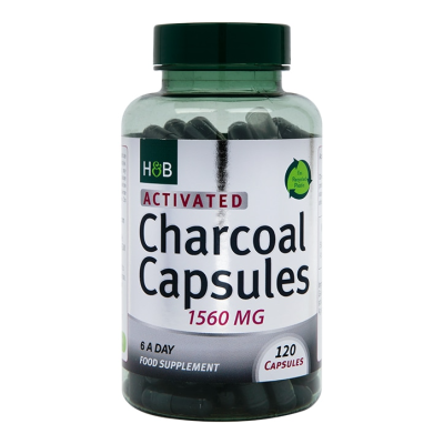 Charcoal 260 мг 120 капсули | Holland & Barrett Charcoal 260 мг 120 капсули | Holland & Barrett