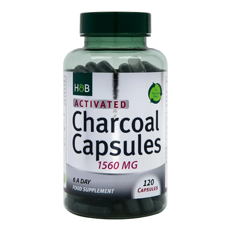 Charcoal 260 мг 120 капсули | Holland & Barrett Charcoal 260 мг 120 капсули | Holland & Barrett