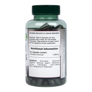 Charcoal 260 мг 120 капсули | Holland & Barrett