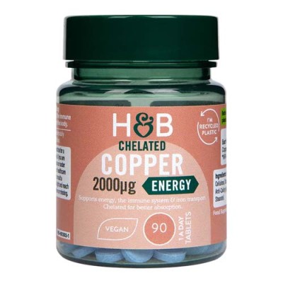 Chelated Copper 2 мг 90 таблетки | Holland & Barrett Chelated Copper 2 мг 90 таблетки | Holland & BarrettПомага за здрава съединителна тъкан
Участва в енергийния метаболизъм
Подпомага функцията на нервната система
Подобрява транспорта Chelated Copper 2 мг 90 таблетки | Holland & Barrett Помага за здрава съединителна тъкан Участва в енергийния метаболизъм Подпомага функцията на нервната система Подобрява транспорта на желязо в тялото Chelated Copper 2 мг 90 таблетки | Holland &