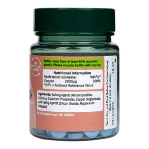 Chelated Copper 2 мг 90 таблетки | Holland & Barrett