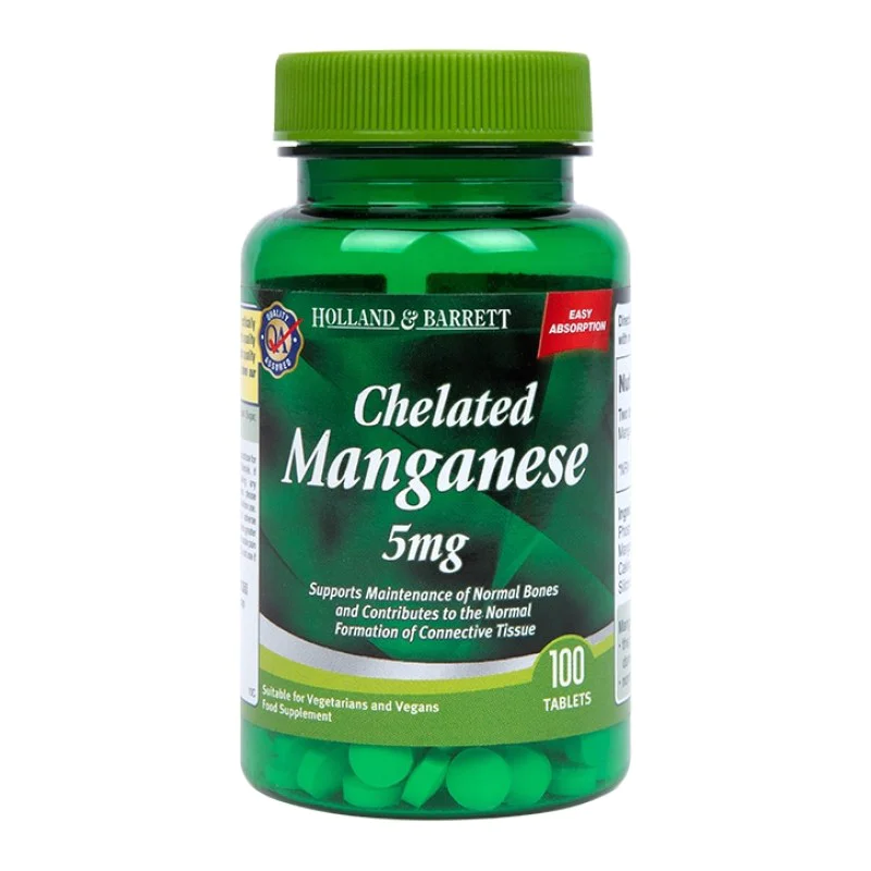 Chelated Manganese 5 мг 100 таблетки | Holland & Barrett Chelated Manganese 5 мг 100 таблетки | Holland & BarrettДопринася за защитата на клетките от оксидативен стрес
Поддържа здравето на костите и допринася за нормалното образуване на с Chelated Manganese 5 мг 100 таблетки | Holland & Barrett Допринася за защитата на клетките от оксидативен стрес Поддържа здравето на костите и допринася за нормалното образуване на съединителна тъкан Насъ Chelated Manganese 5 мг 100 таблетки | Holland